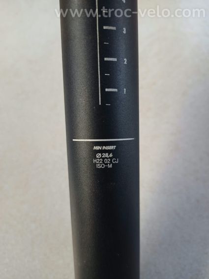 Titre : Selle + tige de selle Genesis CDA 30 d’origine – Très bon état - 3