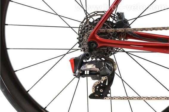 Produit Reconditionne Giant Tcr Advanced 1 Axs 12v Rouge Velo De Route Tres Bon Etat - 3