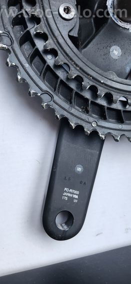 Pédalier shimano 105 R7000, 175mm, 53-39 - 3