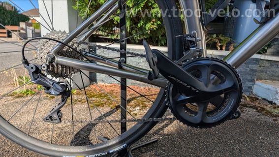 Vélo route Titane Leon Ventus - Shimano Ultegra - T.55 - 3