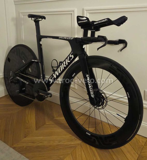 Specialized Shiv TT S-WORKS | Prolongateur Aerocoach | Roue Enve - 3