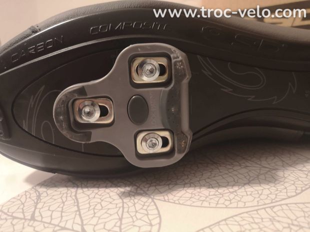 chaussures velo route SIDI + cales NEUVES T.45 - 7