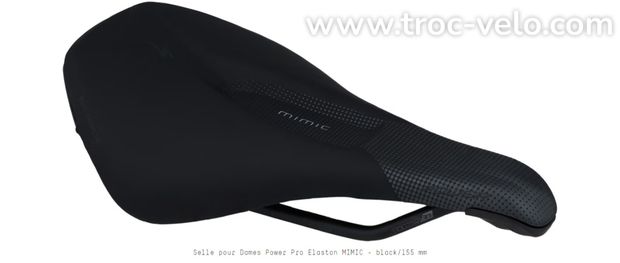 Selle SPECIALIZED POWER PRO ELASTON W/MIMIC - 155 mm - Noir  - 1