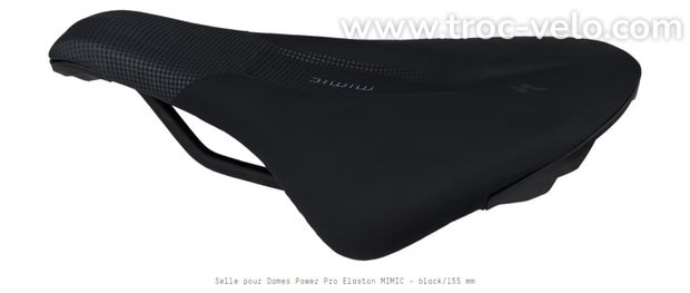 Selle SPECIALIZED POWER PRO ELASTON W/MIMIC - 155 mm - Noir  - 2