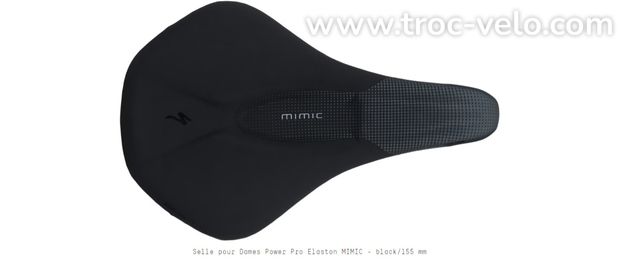 Selle SPECIALIZED POWER PRO ELASTON W/MIMIC - 155 mm - Noir  - 4