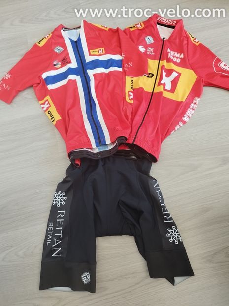  tenues pro bioracer UNO X édition tour de France 2023 et champion de Norvège  - 1