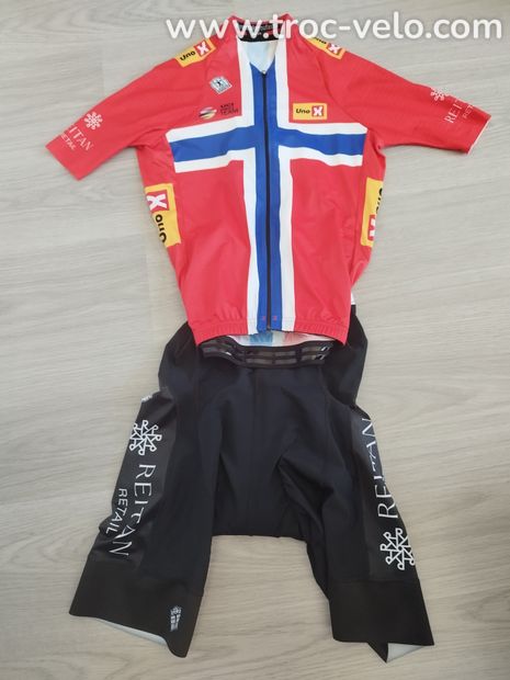  tenues pro bioracer UNO X édition tour de France 2023 et champion de Norvège  - 3