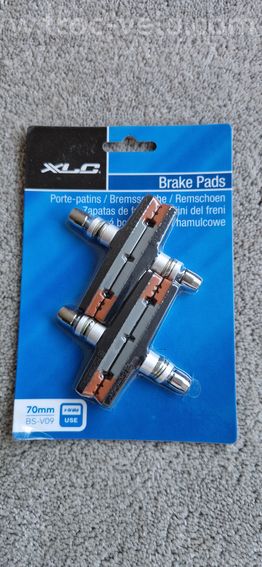 Patins de frein et portes-patins XLC 70mm - 2