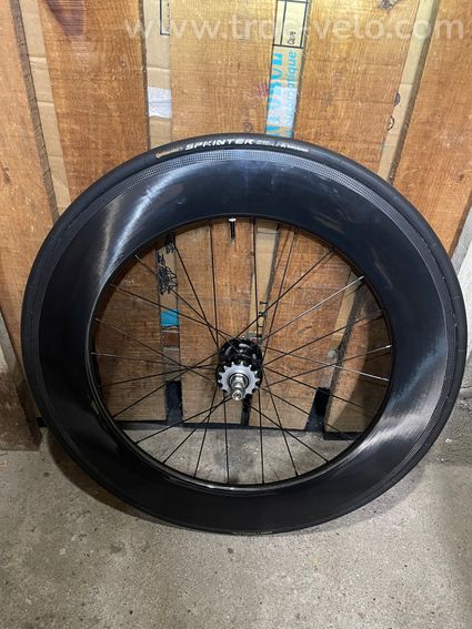 Paire de roue piste à boyaux EIE Carbone - 2
