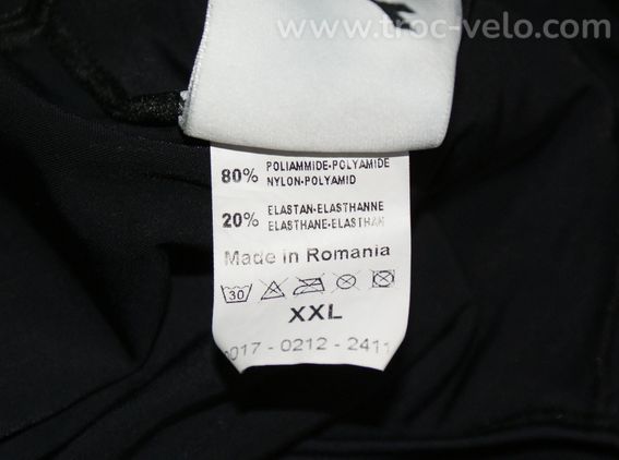 Corsaire vélo homme - marque "DIADORA" - noir - taille 2xl - 6