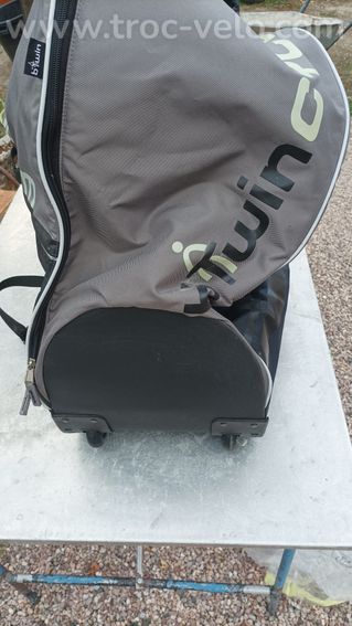 sac transport vélo décathlon