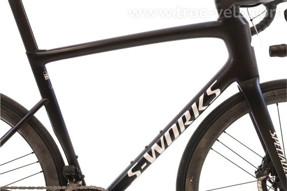 Produit Reconditionne    Specialized S Works Tarmac Sl8 Di2 12v    Violet   Velo De Route   Tres Bon Etat - 2