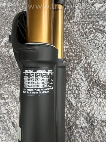 Fourche VTT FOX 34 Factory GRIP 2 130 mm 29" / 27,5"+ BOOST - 5