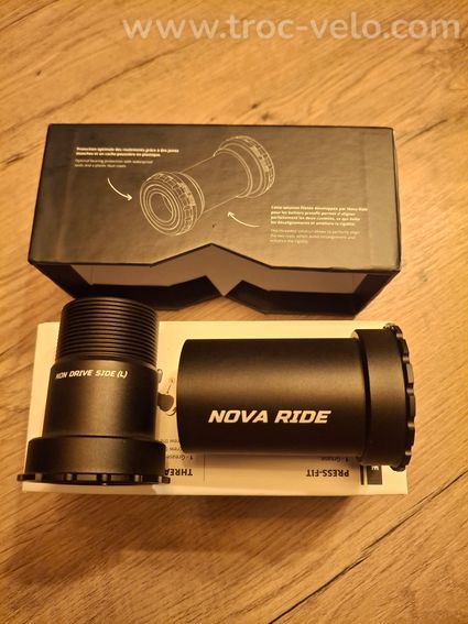 Boitier pedalier Nova Ride ceramique neuf press fit BB386 EVO - 2