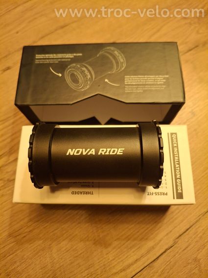 Boitier pedalier Nova Ride ceramique neuf press fit BB386 EVO - 3