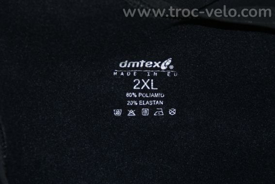 Corsaire vélo homme - marque "DMTEX" - noir - taille 2xl - 5