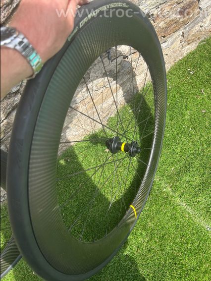 paire de Mavic Cosmic SL 65 Disc 3K 2024 + GP5000S TR + Tubeless - 400km - 3