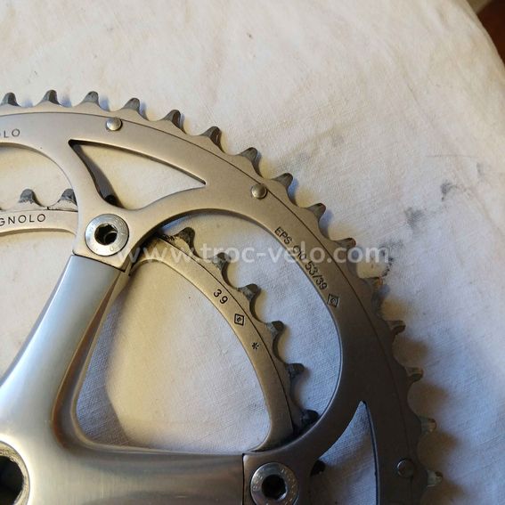Pédalier Campagnolo Record Double plateau 2002 approx