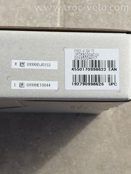 Pédalier Shimano XTR M9200 xc 170mm - 2