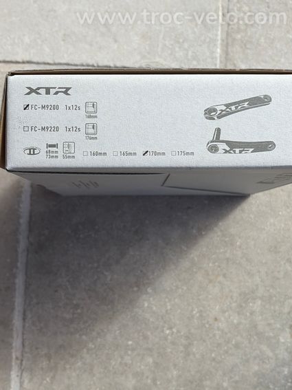 Pédalier Shimano XTR M9200 xc 170mm - 3