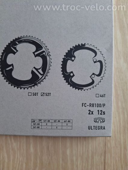 Plateaux shimano ultegra 52x36 - 6