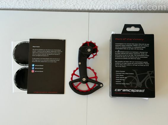 CeramicSpeed OSPW Coated Red Shimano 9100 9150 8000 8050 - 4