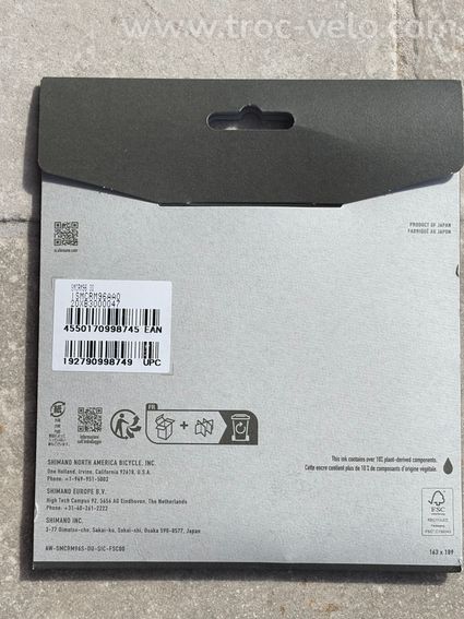 Plateau Shimano XTR M9200 30T - 3