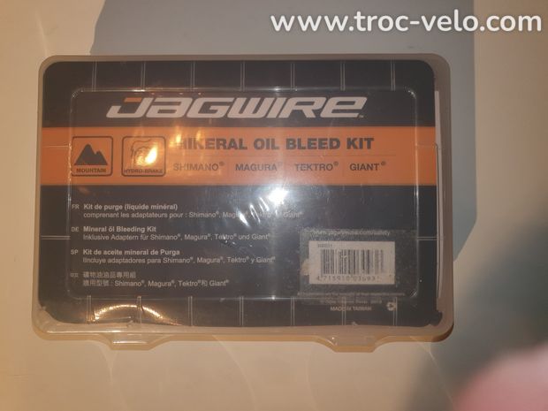 Kit de Purge Freins JAGWIRE Mineral Oil Bleed. - 2