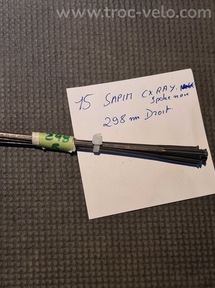 15 Sapim cx-ray droit 298mm