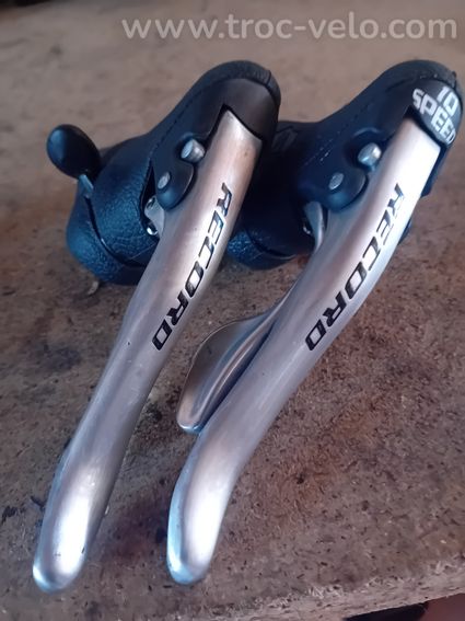 Mini groupe campagnolo record racig triple plateaux  - 4