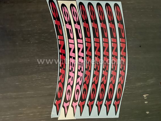 Kit D'autocollants Spinergy REV X Pour Roues - Multicolore - Neuf - Fabriqué En Espagne