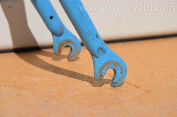 Cadre et fourche de vélo de course vintage Vitus 979 en Dural (Duralumin – Duralinox) - 7