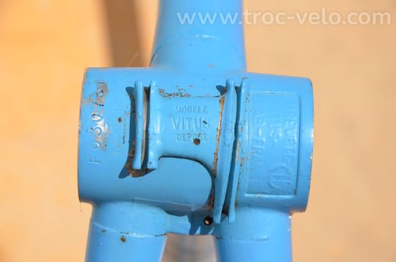 Cadre et fourche de vélo de course vintage Vitus 979 en Dural (Duralumin – Duralinox) - 15