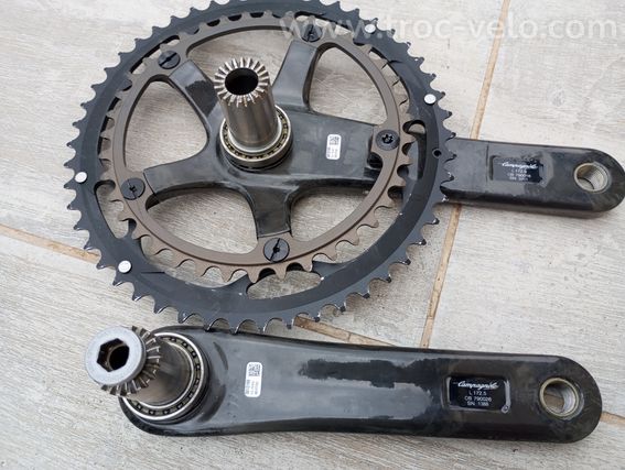 Pédalier Campagnolo Record 11v  Carbone 50-39 172,5 entraxe plateau 135mm - 2