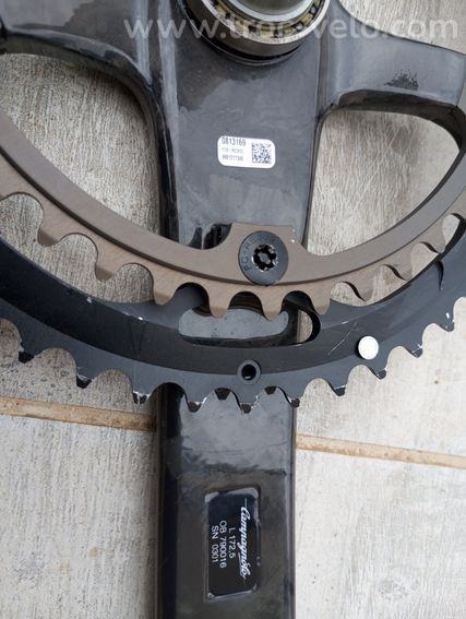Pédalier Campagnolo Record 11v  Carbone 50-39 172,5 entraxe plateau 135mm - 4