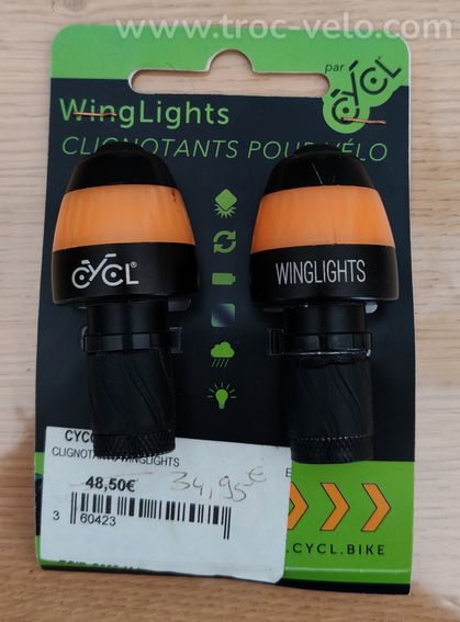 Clignotants pour vélo WingLights