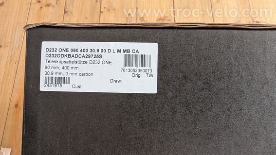 DT Swiss tige de selle D232 one - 3