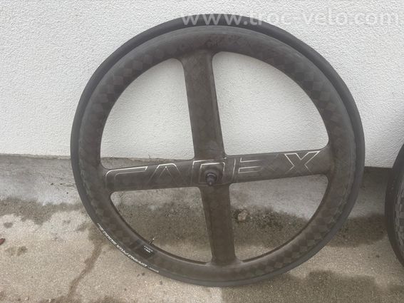 Paire de roue CLM Batons + Roue pleine CADEX - 2