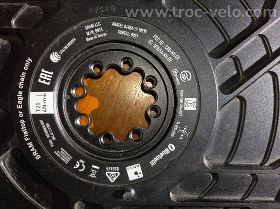 Plateau SRAM RED E1 Aero Powermeter 1x12 50T quasi neuf - 2