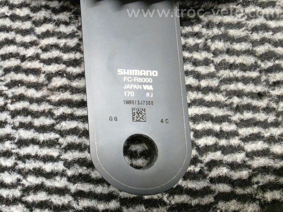 Pédalier complet Shimano Uletgra R8000 11V 52/36 170mm - 4