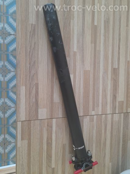 Tige de selle alu 30.9 mm – 400 mm – 320 g