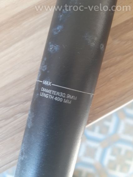 Tige de selle alu 30.9 mm – 400 mm – 320 g - 2
