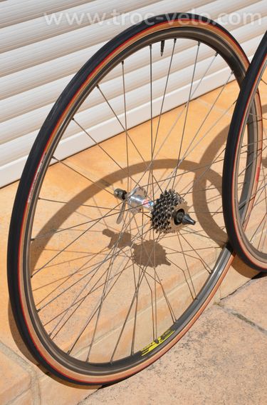 Paire de roues Wolber TX Profil, moyeux Pelissier 2000 Professionnel - 2