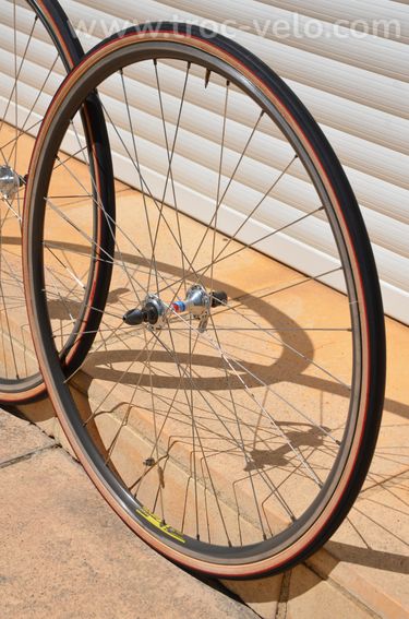 Paire de roues Wolber TX Profil, moyeux Pelissier 2000 Professionnel - 3