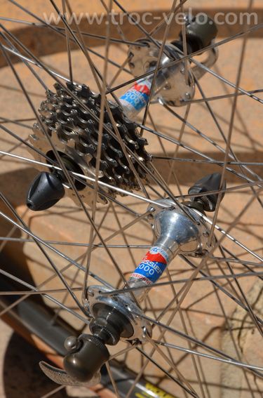 Paire de roues Wolber TX Profil, moyeux Pelissier 2000 Professionnel - 15