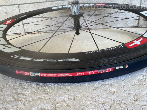 ROUES EDCO 50 CARBONE BOYAUX - 2