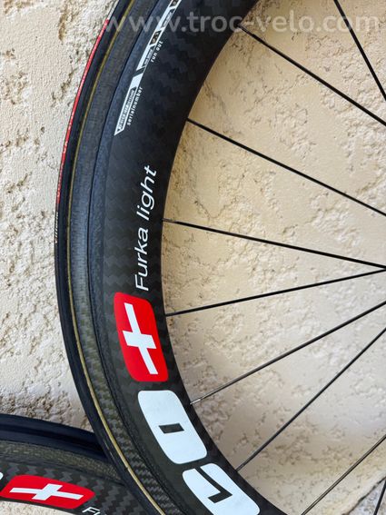 ROUES EDCO 50 CARBONE BOYAUX - 4