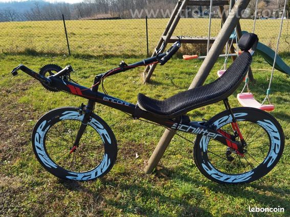 Schlitter Encore vélo couché carbone Sram RED - 2