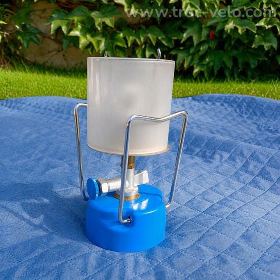 Lampe Bleuet Campingaz vintage avec boîte et notice d'origine - 2