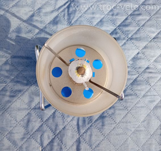 Lampe Bleuet Campingaz vintage avec boîte et notice d'origine - 5